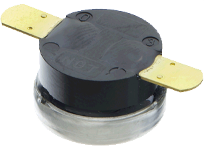 Pipe clip for bimetallic snap disc thermostat