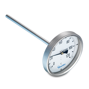 Bourdon Bimetal Thermometers For Air Ducts
