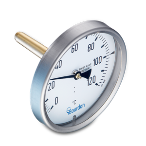 Bourdon Conical Immersion Tube Bimetal Thermometers