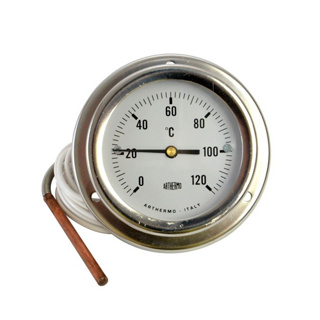 Magnet - Anlegethermometer Ø 80mm / 0° C bis 120° C