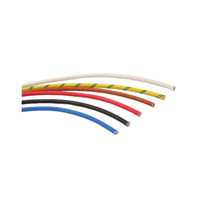 1.5mm 10A 170C Fibre Glass Insulated High Temperature Wire 100 Metre (Green and Yellow)