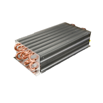 1/2" 4 Rows X 7 Tubes X 400mm Fin Length Copper/Aluminium Evaporator Coil
