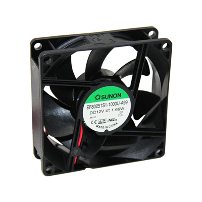 42 CFM / 24VDC High Speed DC Axial Fan Lead Connection | Sunon