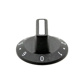 Dial Control Knob 0-6 Black with White Characters